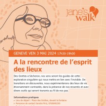 Jane's walk A la rencontre de l'Esprit des lieux, Genève